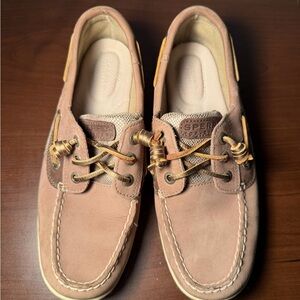 Sperry Women's Tan Leather Boat Shoes